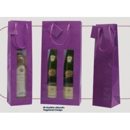BOLSA PAPEL KRAFT 1 BOTELLA CON VENTANA 175GR. DIFERENTES MEDIDAS - Bolsas  papel para botellas - Publipack Calafell. Tienda online de bolsas y  productos de embalaje comercial.