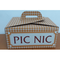 caja cartón picnic