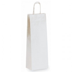 bolsa papel 1 botella blanca